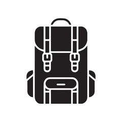 Travel Backpack Classic Solid Design Icon