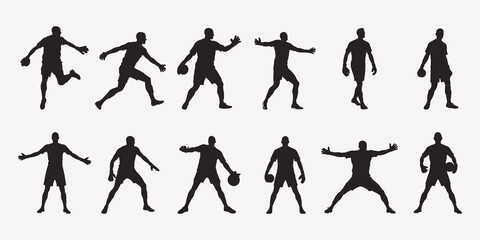 silhouettes of Goalkeeper