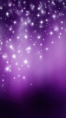 Soft Purple Pastel Background with Glittering Stars for Creative Designs and Projects