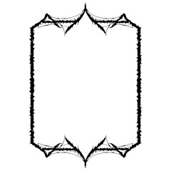 Halloween black frame on white background. JPG, 
300 dpi