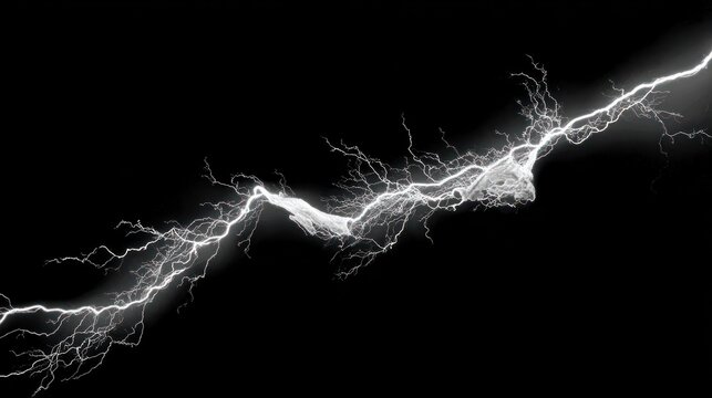 Abstract lightning bolt design