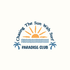 design of surf badges for tshirt, poster, and other uses