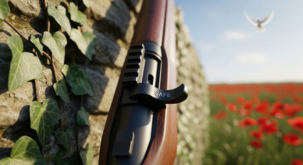 The symbol of the world and update, customized on a natural background, is ideal for environmental campaigns, peace and transformation.