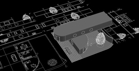 house plan blueprint