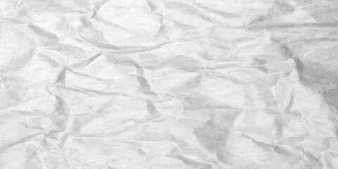 Abstract White Paper Texture Vector with Realistic Crumpled Wrinkles and Folded Rough Background for Creative Digital Templates