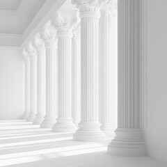 White background with building columns.
