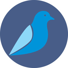 Obraz premium Pigeon Cute Mascot Logo.eps