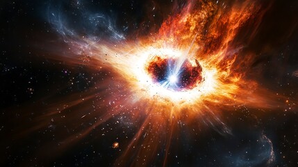Stars experience intense pull as they are drawn into a black hole in a distant galaxy