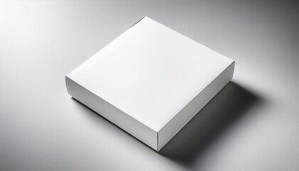 white box a plain white box stark in its simplicity the box appears clean and sharp against the neutral backdrop drawing attention to its shape and form on transparent clear background