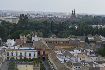 Vista da Cidade de Sevilha na Espanha