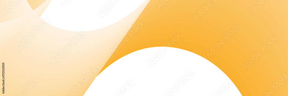 Wall mural dynamic abstract background with smooth, flowing orange and white curves, creating a modern and clea