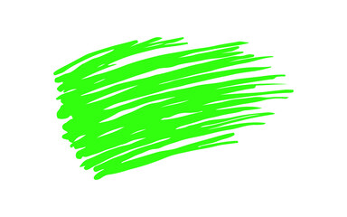 green paint splashes