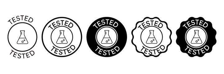 set of labels tested , set of stamp tested