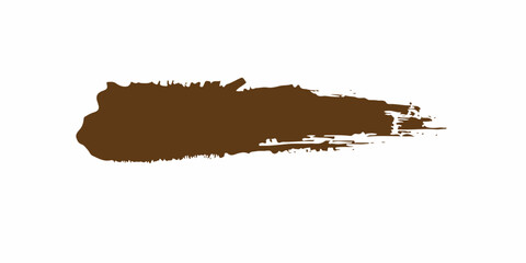 Abstract vector illustration of an old, brown grunge background with a torn paper texture, a ripped edge frame, and a dirty vintage border pattern.