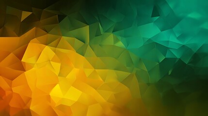 Vibrant Green Yellow Abstract Geometric Pattern with Triangular Shapes for Modern Design
