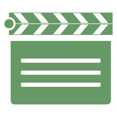 Fototapeta premium Icon Industry Film green_4