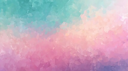 Abstract Pastel Colorful Geometric Pattern on White Background