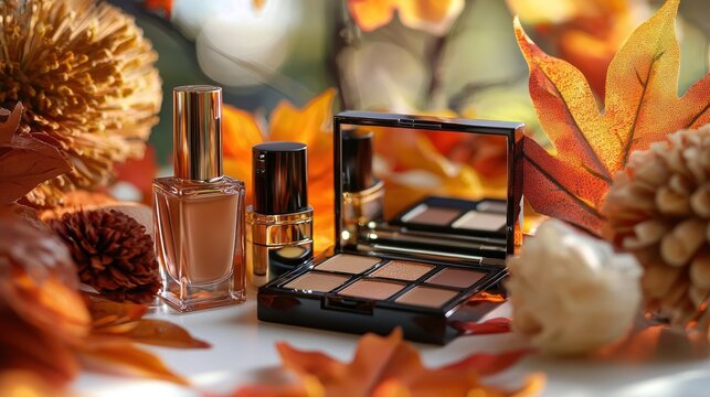 Autumn makeup products