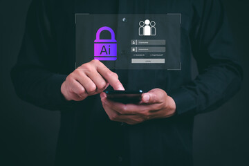 Enhancing user identity protection through ai-driven mobile authentication interfaces for secure login and password management