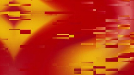 Vivid red and yellow abstract geometric pixelated pattern ideal for backgrounds, digital designs, textiles, and contemporary artwork projects. - Powered by Adobe