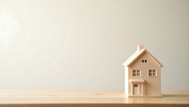 miniature small wooden house