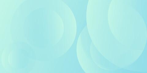Obraz premium Texture banner background. Green and blue gradations.Circle geometric background. Simple vector
