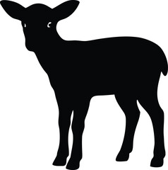 lamb icon, farm animal design