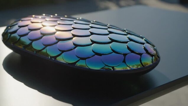 iridescent scale pattern modern abstract design