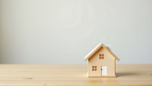 miniature small wooden house