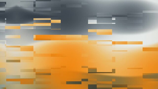 Abstract illustration of gray and orange blocks on a textured background. Versatile design for modern digital projects, presentations, branding.