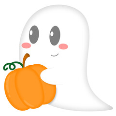 Cute Cartoon Ghost