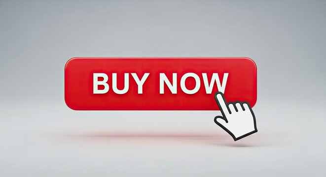 A red button with the text 'BUY NOW' on a white background.