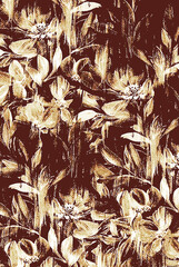 abstrak foliage background