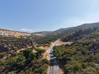 Aerial view of beautiful landscape