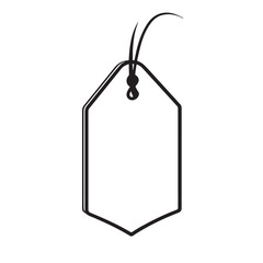 blank price tag