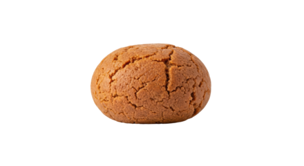 Isolated Amaretti Cookie, Traditional Italian Biscuit from Almond Flour, Macaroon Food Treat