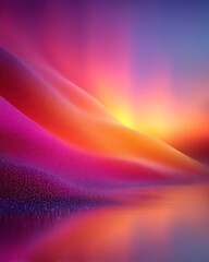 Surreal hills blending purple pink orange high resolution picture