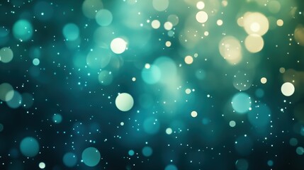 A mesmerizing abstract background featuring soft, glowing circles and a gradient of teal and blue tones, creating a dreamy, ethereal atmosphere.