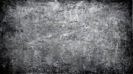 Obraz premium Dark Gray Textured Metal Surface with Scratches and Rust for Industrial Background