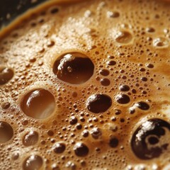 Brewing aromatic coffee kitchen close-up image warm environment top-down view comforting experience