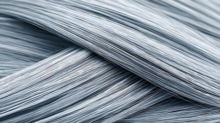 Close Up of Silver Metallic Paper Sheets with Textured Surface in Artistic Style