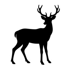 deer silhouette vector
