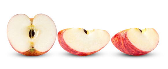 apple isolated on transparent png (image from camera)