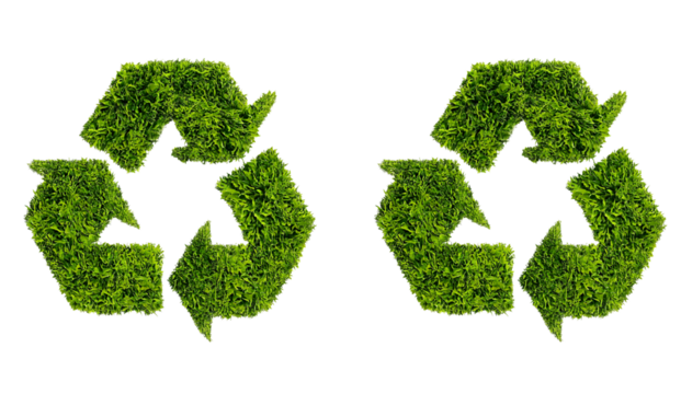 Green Living & Eco Illustration, Eco-Friendly Arrow and Nature Icons