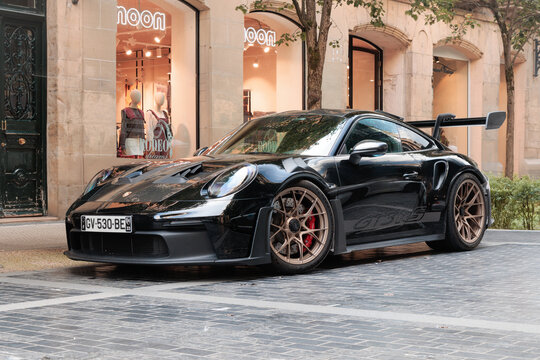 San Sebastian, Spain-September 20, 2025: Porsche 911 (992) GT3 RS