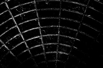 Fototapeta premium Black Noise Grunge Texture. Abstract black noise grunge texture background, ideal for overlays, digital art, and design projects.