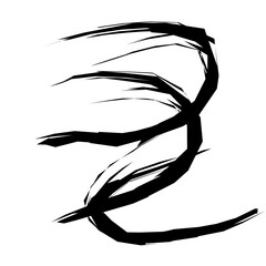 Obraz premium Creamy Glazing Acryl Brush Strokes 69 