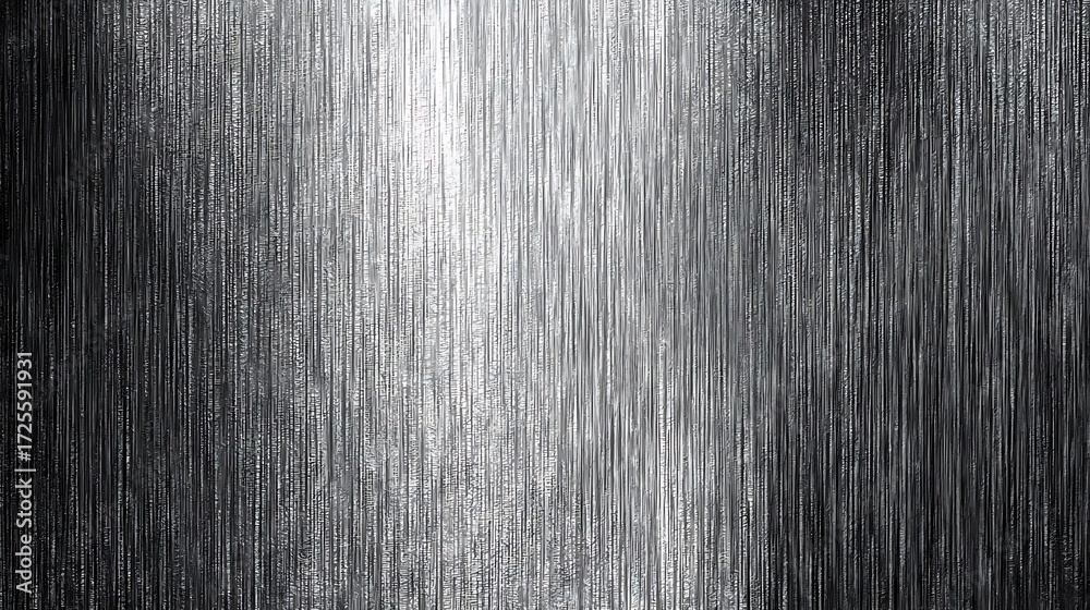 Wall mural abstract silver and black background with vertical lines and grunge texture for graphic design eleme