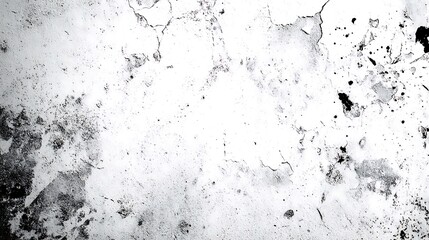 White Cracked Concrete Wall Texture Background for Industrial or Architectural Design