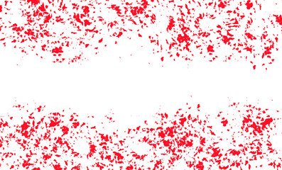 red paint splashes background